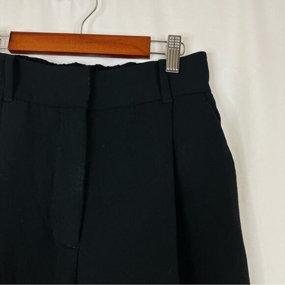 Wilfred Black High Waist Straight Leg Polyester Pants Womens 2 - Picture 2 of 7